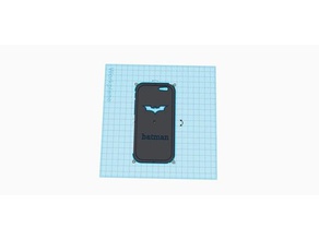 iphone6 cas de batman accessoires génial 3d print model - Mito3D