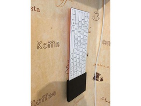 tastatur halter rapoo e2800p de la oficina halterung titular teclado e2700 3d print model - Mito3D