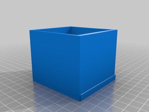 mini desk top size storage container 3d printing boxes containers fun miniature 3d print model - Mito3D