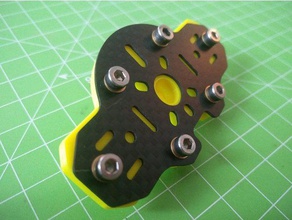 reptile s800 motorplate nuts r c vehicles 3d print model - Mito3D