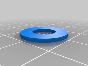 12mm thick washer 85mm inner 12 outer diameter parts customized 3d print model - Mito3D