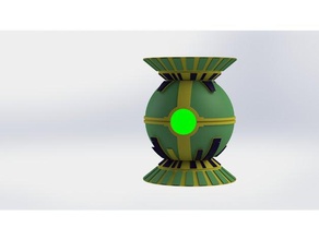 green lantern central power battery scale replica props dc comics prop model 3d print model - Mito3D
