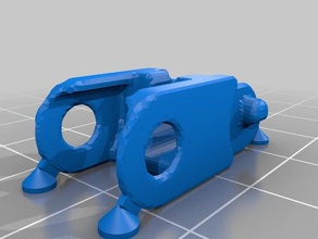 cable chain link remixed machine tools 3d print model - Mito3D