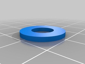 16mm thick washer 85mm inner 17 outer diameter parts customized 3d print model - Mito3D