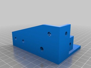d-bot - rails t-slot aluminum corners 3d printers 3d print model - Mito3D