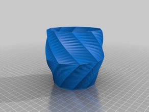 h100 r40 engrenagem helicoidal espiral vaso decoração personalizado 3d print model - Mito3D