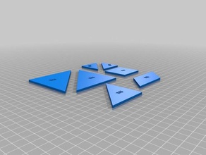 tangram 2h15 A impressão 3d 3d print model - Mito3D