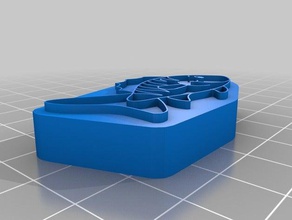happy Fisch Schilder & logos kundengebundene 3d print model - Mito3D