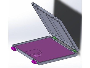lulzbot mini bed case 3d printer accessories 3d print model - Mito3D