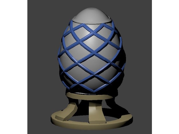 faberge-ei Skulpturen Ostern easter egg ei faberge 3D print model - Mito3D