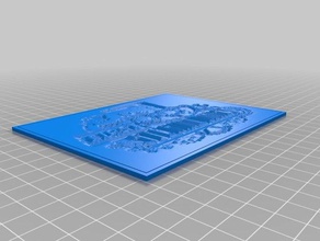 steamworks lithopane Arte en 2d personalizado 3d print model - Mito3D
