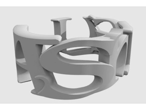 ashley bracelet modo jewelry modokit 3d print model - Mito3D