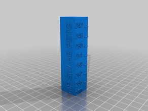 monoprice sm petg La impresión en 3d de las pruebas personalizado 3d print model - Mito3D