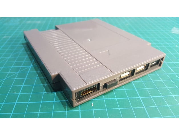 pi zero nes cart power button diy nintendo cartridge raspberry 3D print model - Mito3D