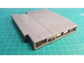 pi zero nes carrello pulsante di accensione il fai da te nintendo cartuccia raspberry è pari a 3d print model - Mito3D