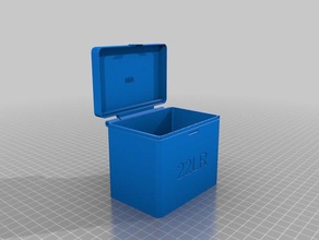 22 lr box organization customized 3d print model - Mito3D