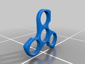swoosh giratório brinquedos & games edc brinquedo fidget mão spinner tri 3d print model - Mito3D