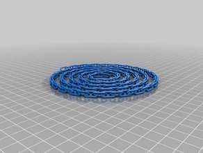 160 link chain customized 3d print model - Mito3D
