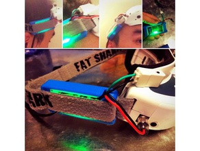 ak fatshark goggle güç r c araçlar dominator pil 3d print model - Mito3D