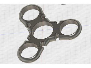smooth operator tri fidget spinner Pfennige mechanische Spielzeuge hand zappeln Spielzeug Daumen - 3d print model - Mito3D