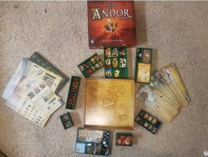 legends andor game box organizer includes expansion toy & accessories boardgame brettspiel 3d print model - Mito3D