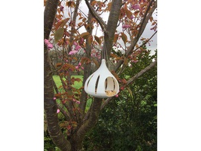 simple bird feeder outdoor & garden birdfeeder birdhouse 3d print model - Mito3D