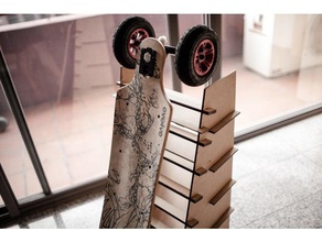 evolvere gt skateboard elettrico stand ruote sport & fitness all'aperto display 3d print model - Mito3D