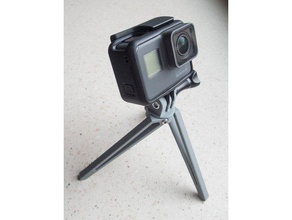 yüksek katlanabilir tripod kamera kahraman oturum 3d print model - Mito3D
