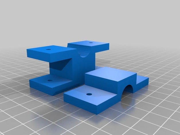 15mm tubo da braçadeira A impressão 3d grampo 3D print model - Mito3D