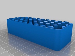 4 x 10 aaa Container kundengebundene 3d print model - Mito3D