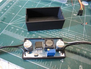 case buckconverter electronics buck converter dc-dc power supply stepdown module 3d print model - Mito3D