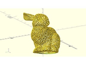 stanford bunny chá de luz decoração 3d print model - Mito3D