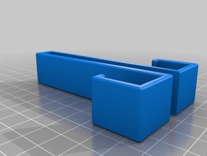 omuz kabin çift kanca banyo 3d print model - Mito3D