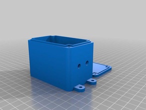 meteo boîte de l'électronique personnalisé 3d print model - Mito3D