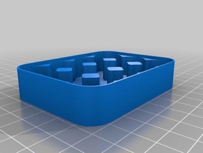 my customized battery case 4s3p lid containers 3d print model - Mito3D