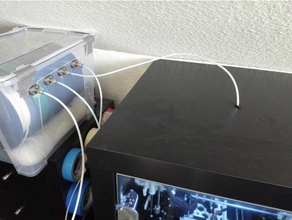 ikea table filament guide bowden tube 3d printer accessories ptfe tabletop 3d print model - Mito3D