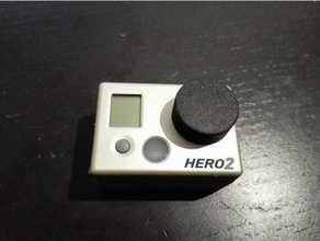 gopro hero 2 copriobiettivo di protezione la fotocamera il tappo dell'obiettivo 3d print model - Mito3D