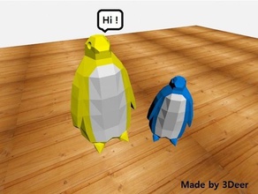 pinguino giochi e giocattoli animale 3d print model - Mito3D
