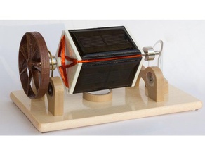 mendocino motor de la ingeniería panel solar 3d print model - Mito3D