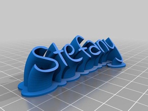 stefany de la oficina personalizado 3d print model - Mito3D