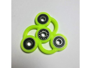 spirale simple spinner jouets & accessoires de jeux 608zz 608 roulement fidget doigt handspinner toupie jouet 3d print model - Mito3D
