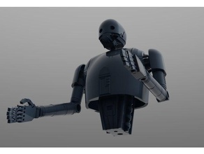 robot orta bölüm ilham verdi model robotlar k2so 3d print model - Mito3D