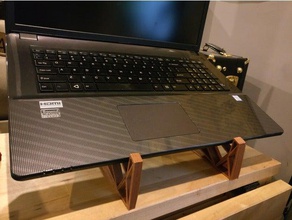 bals grande-- suporte de computador portátil grande secretária laptop notebook stand 3d print model - Mito3D
