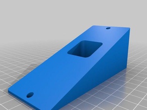 my customized ringcom doorbell wedge mount outdoor & garden 3d print model - Mito3D