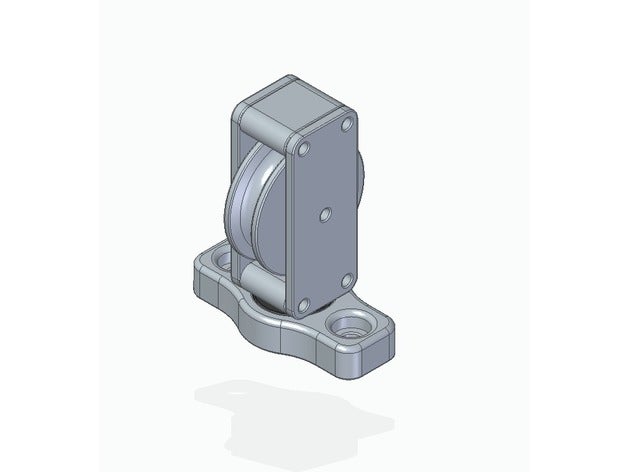 anet a8 - filament pulley 3d printer accessories 608zz guide 3D print model - Mito3D