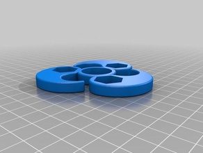il mio personalizzato yin-yang fidget spinner giocattoli meccanici su misura 3d print model - Mito3D