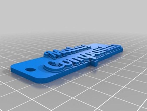 malas compa ias keychains customized 3d print model - Mito3D