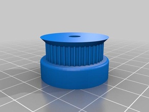 my customized parametric pulley countersink 3d printer parts 3d print model - Mito3D