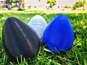 huevo de pascua centro hueco la presión ajuste easteregg conejito diseño el vacaciones 3d print model - Mito3D