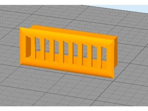 grelha de ventilação resgate hobby 3d print model - Mito3D
